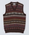 JAMIESONS KNITWEAR: FAIRISLE VEST �u���E��
