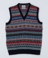 JAMIESONS KNITWEAR: FAIRISLE VEST �l�C�r�[