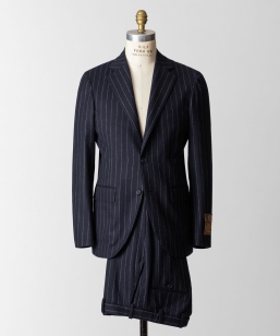 LIGHT UNTSRUCTURED MARLING��EVANS �t�����l�� �X�g���C�v �X�[�c