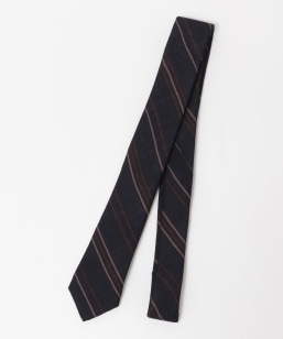 MARCEL LASSANCE: WOOL TRIPLE STRIPE NARROW TIE