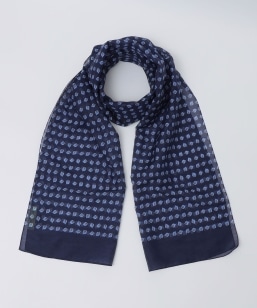 MARCEL LASSANCE: COTTON/SILK PRINT STOLE