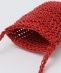 AMOMENTO: MINI HAND LEATHER NET BAG