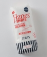 HANES×SHIPS: �ʒ�New Japan Fit 2P �p�b�N T�V���c(2���g) �z���C�g