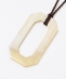 SHIPS: HORN OCTAGONAL NECKLACE