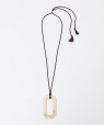 SHIPS: HORN OCTAGONAL NECKLACE �i�`������
