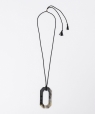 SHIPS: HORN OCTAGONAL NECKLACE �u���E��