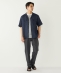 SHIPS Colors:���~�[ 100% �I�[�v���J���[ �V���[�g�X���[�u �V���c