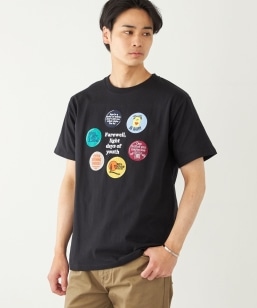 SHIPS Colors:�p�b�`���[�N �v�����g TEE��