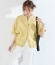 SHIPS Colors:�q����@�\�r���[�����l�� (EURO Linen) �h���X�g �V���c2��