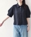 SHIPS Colors:�q����@�\�r���[�����l�� (EURO Linen) �{�N�V�[ �p�t�X���[�u �V���c��