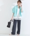 SHIPS Colors:�q����@�\�r���[�����l�� (EURO Linen) �{�N�V�[ �p�t�X���[�u �V���c��