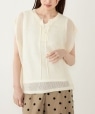 SHIPS Colors:2WAY ���b�V�� �j�b�g × �^���N�g�b�v �Z�b�g �I�t�z���C�g
