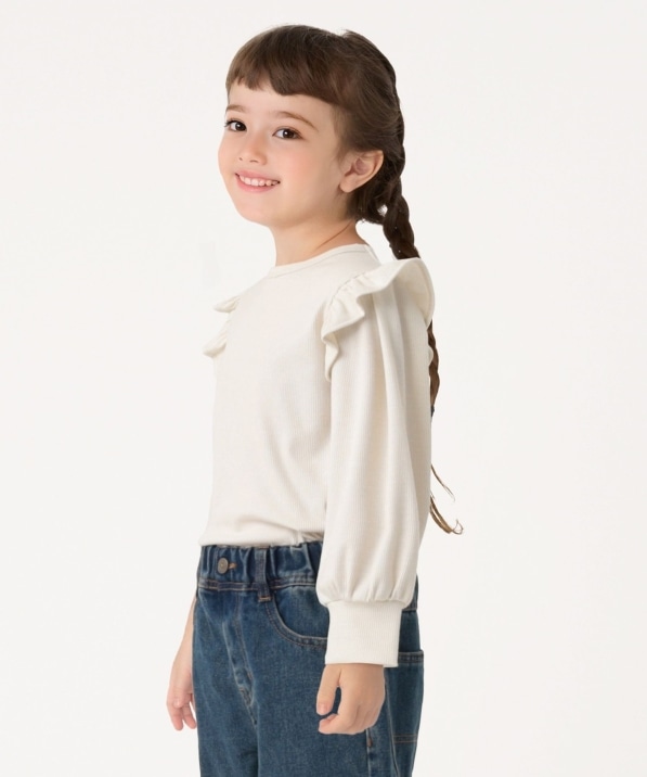 SHIPS Colors:90�`140cm / �p�t�V�����_�[ �����O�X���[�u �g�b�v�X��