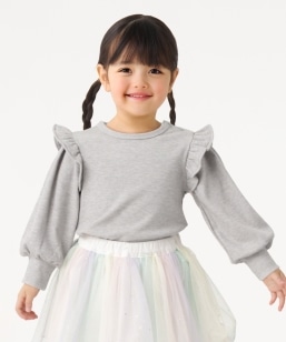 SHIPS Colors:90�`140cm / �p�t�V�����_�[ �����O�X���[�u �g�b�v�X��