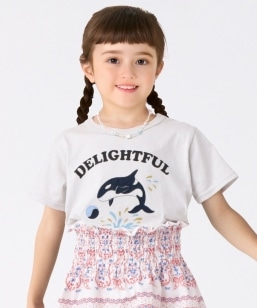 SHIPS Colors:80�`130cm / �p�b�`���[�N �v�����g T�V���c��