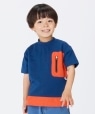 SHIPS Colors:�R���r�l�[�V���� �|�P�b�g TEE (80�`130cm) �l�C�r�[
