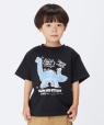 SHIPS Colors:�X�p���R�[�� �X�e�b�` �v�����g TEE(100�`130cm)�� �u���b�N
