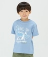SHIPS Colors:�X�p���R�[�� �X�e�b�` �v�����g TEE(100�`130cm)�� �u���[