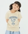 SHIPS Colors:TeddyBear(R) �v�����g&�X�e�b�` TEE(80�`150cm)�� �x�[�W��