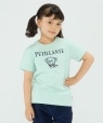 SHIPS Colors:TeddyBear(R) �v�����g&�X�e�b�` TEE(80�`150cm)�� ���C�g�O���[��