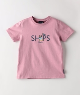 SHIPS Colors:TeddyBear(R) �v�����g&�X�e�b�` TEE(80�`150cm)��