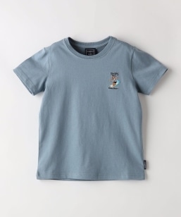 SHIPS Colors:TeddyBear(R) �v�����g&�X�e�b�` TEE(80�`150cm)��