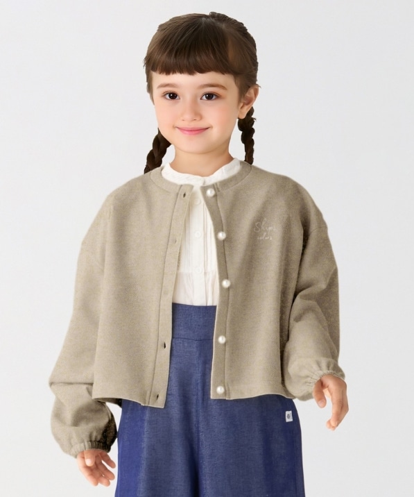 SHIPS Colors:100�`140cm /�q����@�\�r�p�[�����`�[�t �{�^�� �J�[�f�B�K��