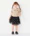 SHIPS Colors:90�`140cm/�q��􂢉\�r�`���[���M���U�[�X�J�[�g��