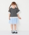 SHIPS Colors:90�`140cm/�q��􂢉\�r�`���[���M���U�[�X�J�[�g��