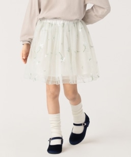 SHIPS Colors:90�`140cm/�q��􂢉\�r�`���[���M���U�[�X�J�[�g��