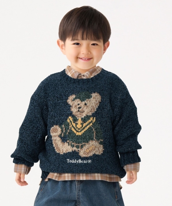 SHIPS Colors:100�`140cm /�q����@�\�rTeddyBear(R) �W���J�[�h ���[�� �j�b�g��