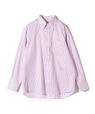 �ySHIPS�ʒ��zINDIVIDUALIZED SHIRTS:�q����@�\�r �X�g���C�v �`�F���V�[ �X�g���C�v �{�^���_�E�� �_�[�N���x���_�[
