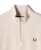 FRED PERRY: M3574 HALF ZIP SHIRT
