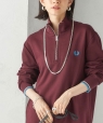 FRED PERRY: M3574 HALF ZIP SHIRT�i�x�[�W��/���C���j ���C��