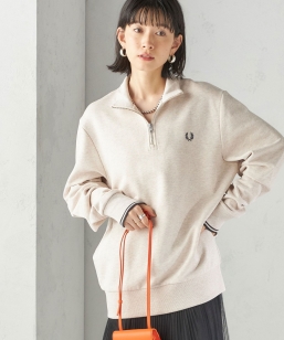 FRED PERRY: M3574 HALF ZIP SHIRT�i�x�[�W��/���C���j