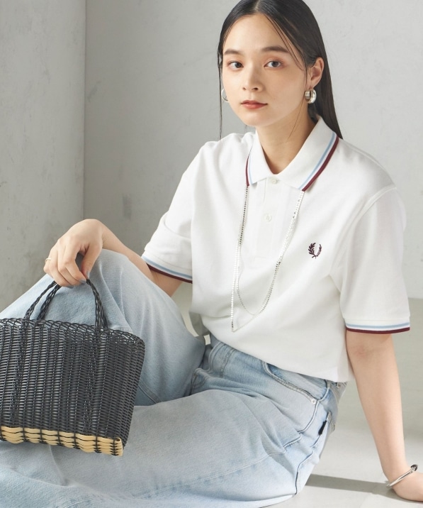 FRED PERRY:M12 TWIN TIPPED SHIRT