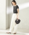FRED PERRY:G9163 CROPPED RINGER TEE