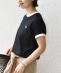 FRED PERRY:G9163 CROPPED RINGER TEE