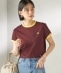 FRED PERRY:G9163 CROPPED RINGER TEE