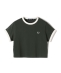 FRED PERRY:G9163 CROPPED RINGER TEE