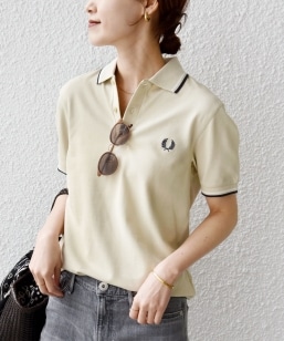 FRED PERRY:M3600 TWIN TIPPED POLO