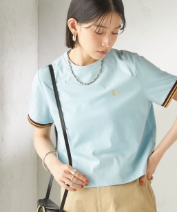 FRED PERRY:G2162 TIPPED T SHIRT