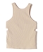 tiit:�q����@�\�rrib layered tank top