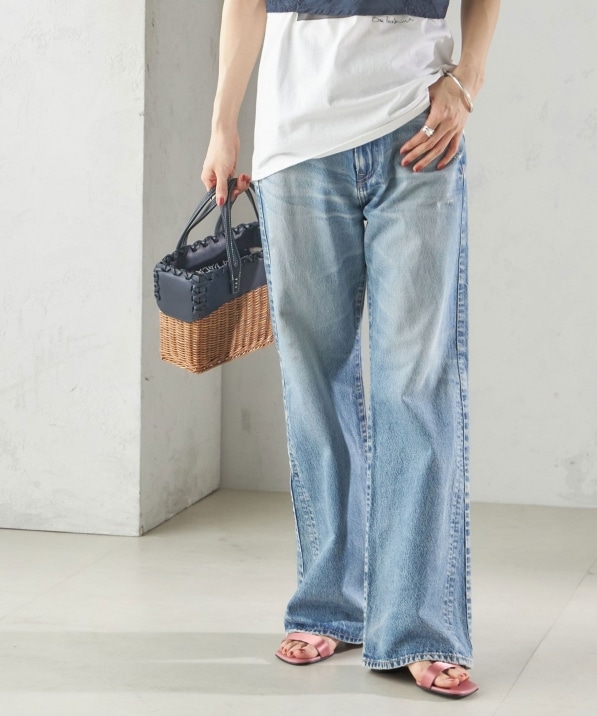 �ySHIPS�ʒ��zupper hights:FLARE  DENIM