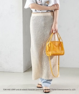 LOGAN KNITTING MILLS:�q��􂢉\�r�N���V�F �X�J�[�g