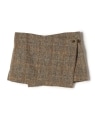 crinkle crinkle crinkle:HARRIS TWEED ���b�v �X�J�[�g �x�[�W���n
