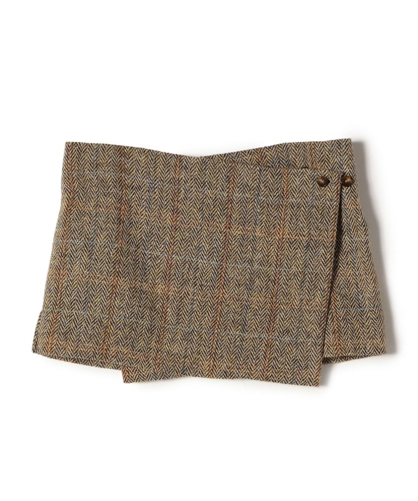 crinkle crinkle crinkle:HARRIS TWEED ���b�v �X�J�[�g
