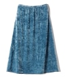 SHIPS Primary Navy Label:�q��􂢉\�r�N���b�V�� �x���A �X�J�[�g ���C�g�u���[