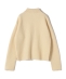 UNDER STANDING:Waffle zip-up