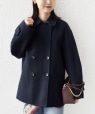SUPER140 �_�u�� �t�F�C�X �V���[�g �R�[�g �l�C�r�[
